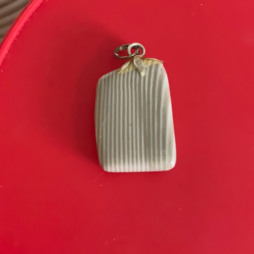 POLISH FLINT Cabochon Pendent